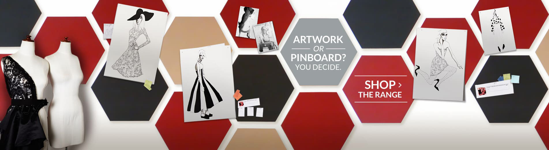 Buy Decorative Memo Boards Online - Designer Pinboards