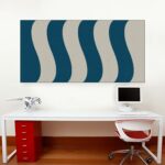 Wave Krommenie Bulletin Pinboard – 2400 x 1200mm