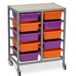 Tote Trolley Bundle – 10 Bays & 10 Trays