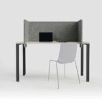 SANA Serenity Hot Desk Slide On Surround Desk Screen