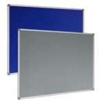 Corporate Felt Pinboard – Aluminium Frame