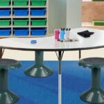 Jellybean Classroom Whiteboard Table - Image 4