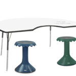 Jellybean Classroom Whiteboard Table - Image 3
